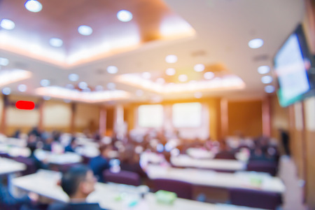 Blur of business Conference and Presentation in the conference hallの写真素材