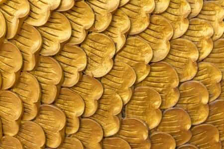 art of cement wave gold texture for background.の写真素材