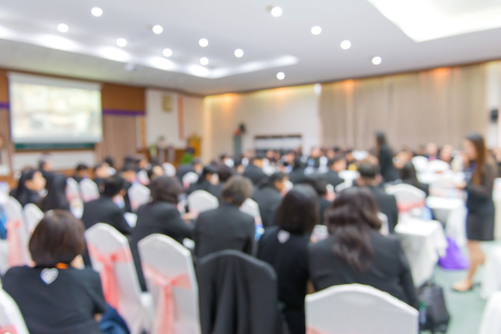 Blur of business Conference and Presentation in the conference hall.の写真素材