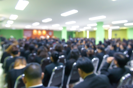 Blur of business Conference and Presentation in the conference hall.の写真素材