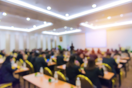 Blur of business Conference and Presentation in the conference hall.の写真素材