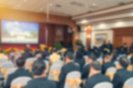 Blur of business Conference and Presentation in the conference hall.の写真素材