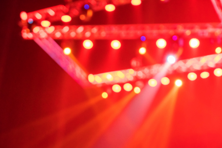 Stage lights on concert or Lighting equipment with Laser rays beams.の写真素材