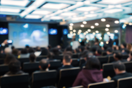 Blur of business Conference and Presentation in the conference hall.の写真素材