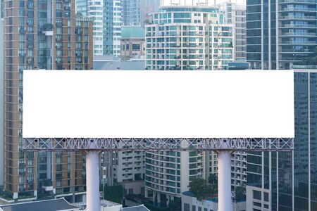 billboard or advertising poster on building for advertisement concept background.の写真素材