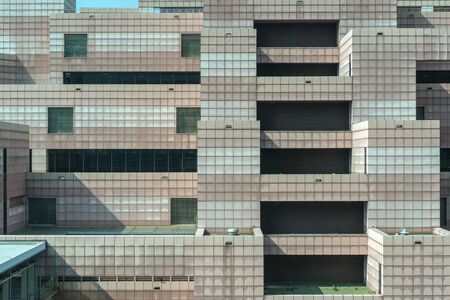 Contemporary Architecture Office Building In The City, Perspective Concept.