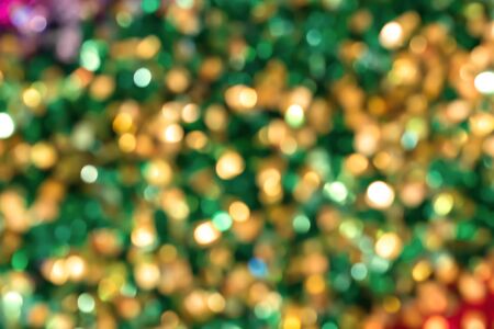 Colorful Christmas lights bokeh for background material