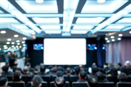 Blur of business Conference and Presentation in the conference hall.の写真素材
