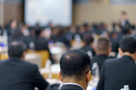 Blur of business Conference and Presentation in the conference hall.の写真素材