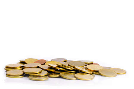 Saving money concept, coin stack growing business.の写真素材