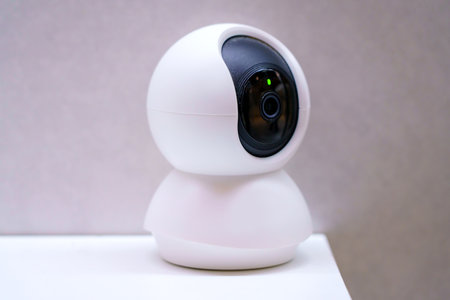 IP camera cctv smart home security technology, smart digital lifestyle home automation control online by mobile app.の写真素材