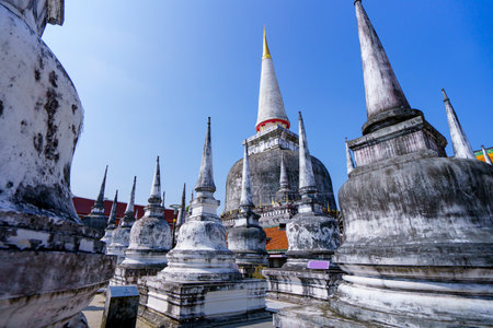 Wat Phra Mahathat Woramahawihan Nakhon Si Thammarat, The famous temple Thailandの写真素材