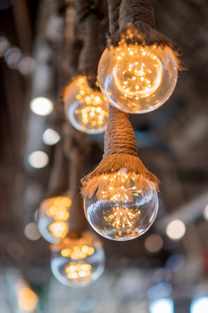 Beautiful Vintage Lighting decor for building interiors.
