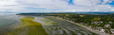 Birch Bay Blaine Washington Aerial Summer Overview Beach Communities in Pacific Northwest Washington...