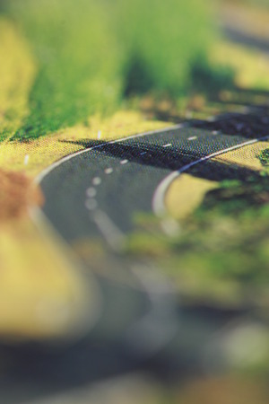 The road of paradiseの写真素材