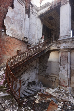Insane Asylum Interior-former psychiatric hospital left to decayの素材