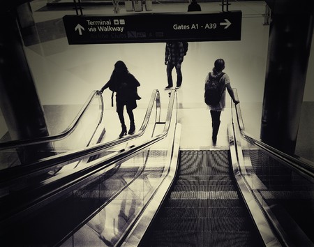 Airport Escalator