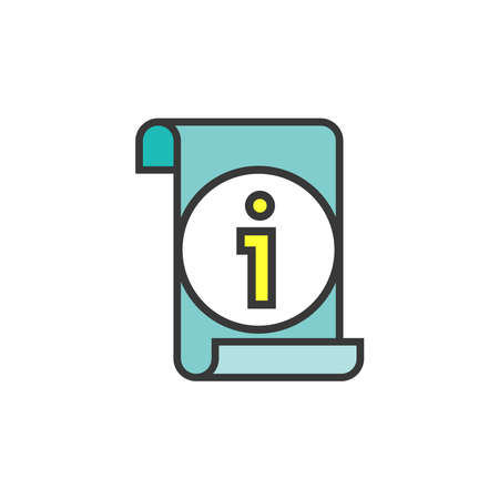 Information icon vector. Info and Faq icon.のイラスト素材