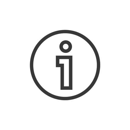 Information icon vector. Info and Faq icon symbol illustration.のイラスト素材