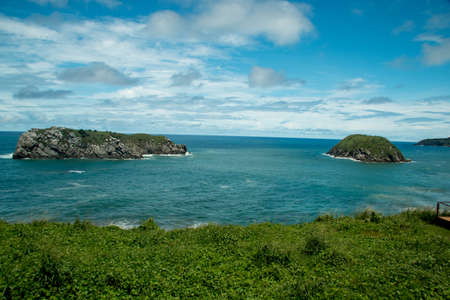 Beautiful View of Praia de Leao (Lion Beach) in Fernando de Noronha Brazil, in the State of...