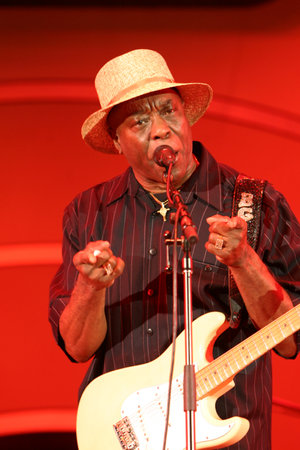 Los Angeles, California June 17, 2007: Buddy Guy Performing at the Annual Playboy Jazz Festival in the Hollywood Bowlのeditorial素材