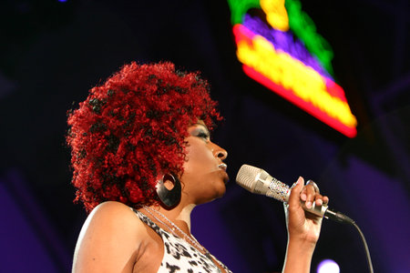 Los Angeles, California June 17, 2007: Sy Smith Performing at the Annual Playboy Jazz Festival in the Hollywood Bowlのeditorial素材