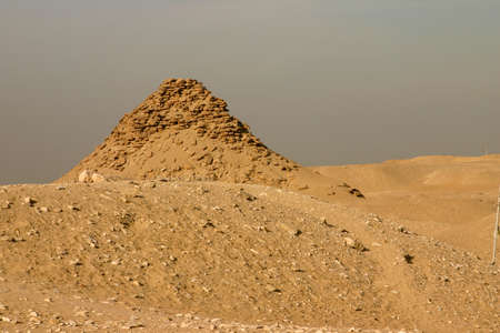 Small Lone Pyramid off in the distant near the Step Pyramid of Joseph or Djoser