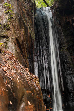 The Waterfall Cachoeira Capelao, inside Pedra Caida, near the City of Carolina, in the state of...