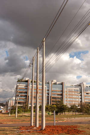 Brasilia, DF Brazil May 4, 2022: Construction of New Apartment Buildings in Northwest Brasilia, aka Sector Noroesteのeditorial素材