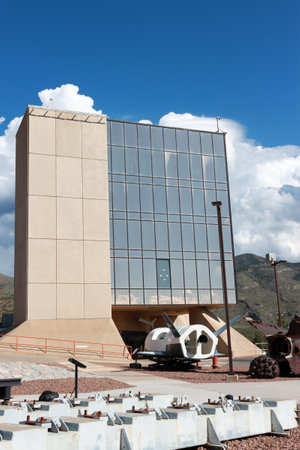 Alamogordo, New Mexico, September 30 2023 The New Mexico Museum of Space History in Alamogordoのeditorial素材