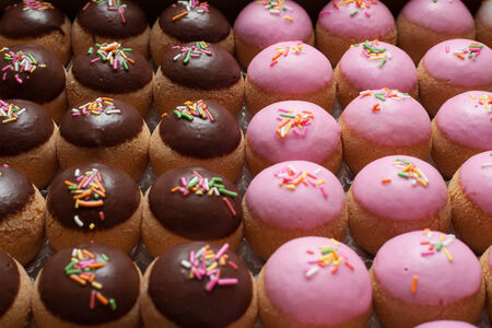 donut in the boxの写真素材