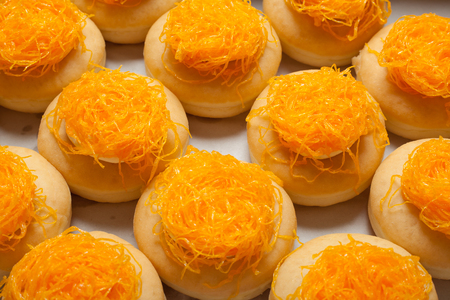 donut in the boxの写真素材