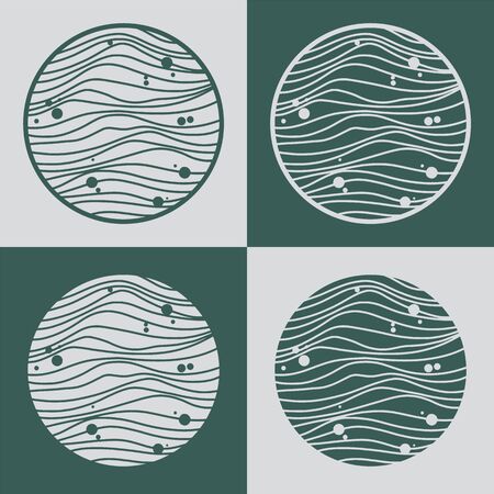 Organic health natural vegan ecology productのイラスト素材