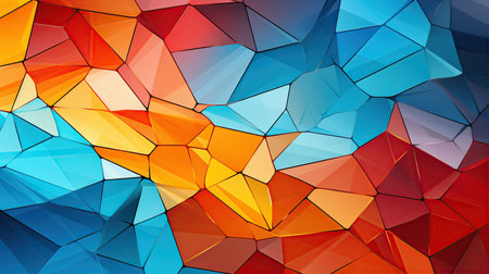 Colorful abstract background vibrant pattern. Created with Generative AIの素材