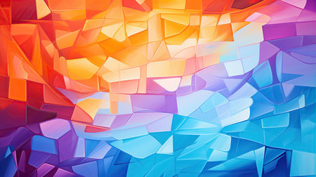 Colorful abstract background vibrant pattern. Created with Generative AIの素材