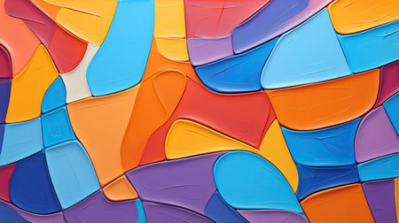 Colorful abstract background vibrant pattern. Created with Generative AIの素材