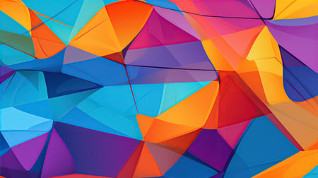 Colorful abstract background vibrant pattern. Created with Generative AIの素材