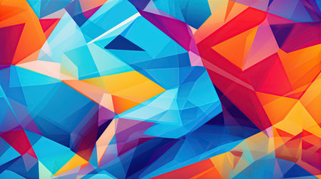 Colorful abstract background vibrant pattern. Created with Generative AIの素材