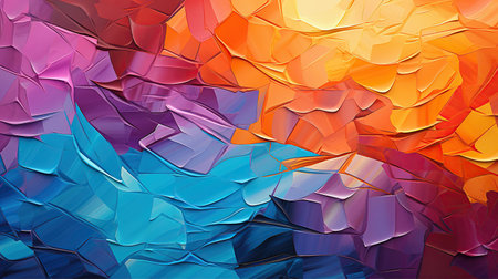 Colorful abstract background vibrant pattern. Created with Generative AIの素材