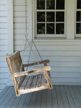 Porch Swingの写真素材