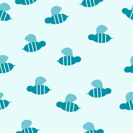 Funny cute seamless pattern multiple elephant, in blue and white background artwork, cute pattern and wallpaper. Creative poster with contrasting color. Art for flayerの写真素材