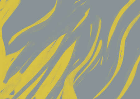 Exciting yellow fire rough painting, design illustration, grunge art and graffiti painting. Artful Watercolor with vibrant color. Artwork for wall art, print and posterの写真素材