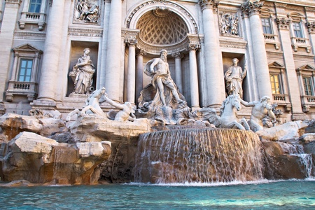 Fontana di Trevi, Rome, Italyの写真素材