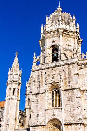 Jeronimos monastery, Lisbon, Portugalの写真素材