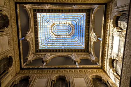 Alcazar of Seville, Andalusia, Spainのeditorial素材