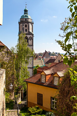 View of the tower of Meissen in Germany