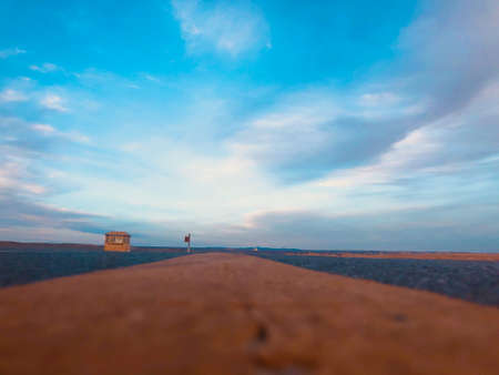 endless roadの写真素材