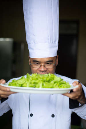 happy asian chefの写真素材