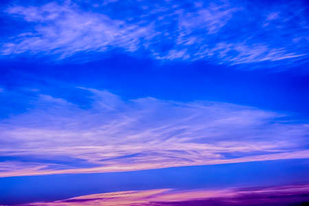 Sunset Paradise. Amazing sunset. Fantastic colorful sunset and dark ominous clouds. Beauty world.