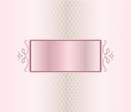Vintage background with ornamental frame. Vectorのイラスト素材